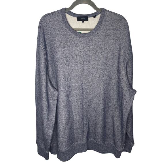Vince Crewneck Oversized Pullover Sweater Long Sleeve Gray Size XXL - Picture 1 of 7